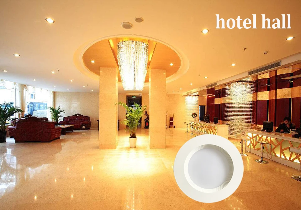 Radar Motion Sensor LED Downlight 5W 7W Recessed Ceiling Lamp 110/220V Led Bulb for living room hotel Indoor Spotlight