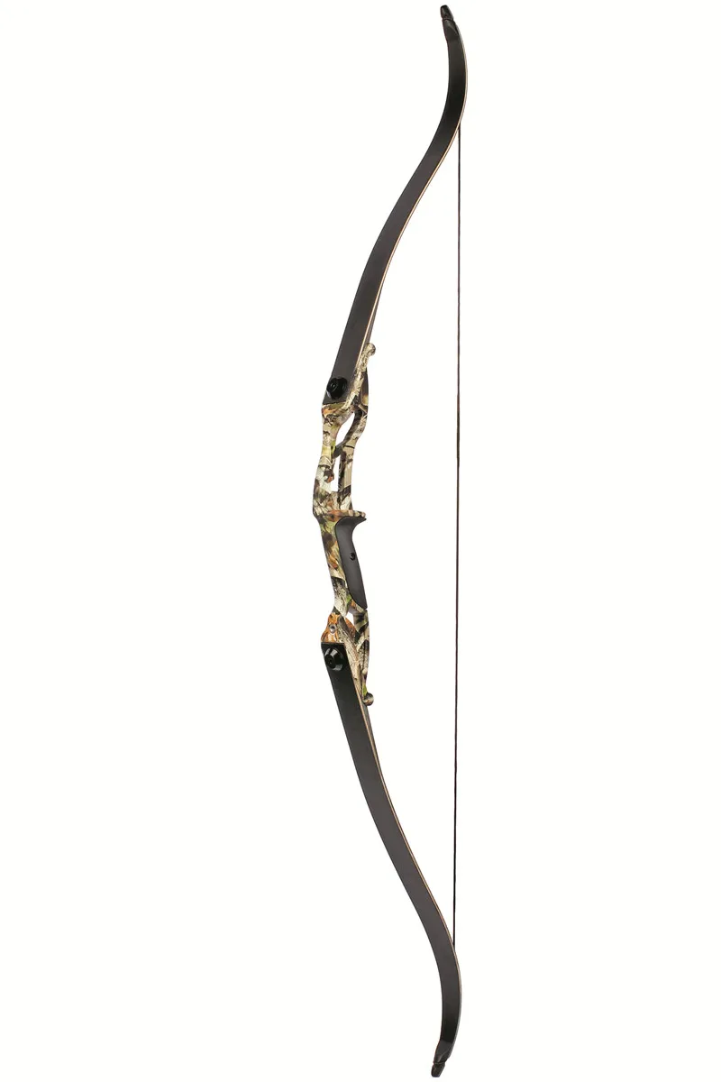 Tiro com Arco com Faça Acessórios para Caça ao ar Arco Recurvo Polegadas Americano Dividir Caça Você Mesmo Livre Uso Iniciante 30-50lbs 56 4 Arco e flecha