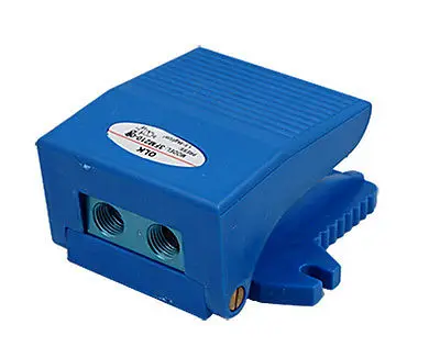 2 способ 2 положения ноги работают пневматический Педальный клапан Синий 3FM210-08