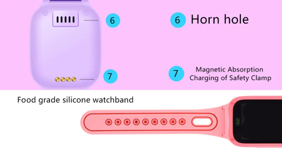 SALFRESA Children Smart Watch V88 IP67 Waterproof 450mAH Long Standby Child Tracking Security SOS Smart Bracelet For Kids Remote-22