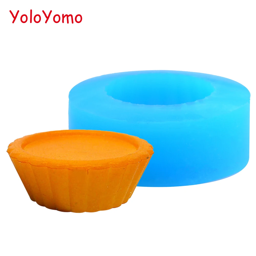 G251YL кекс торт Tart Нижняя силиконовая форма 48 мм формы для выпечки Fimo Полимерная