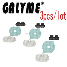 3 компл./лот, ремонт для Nintendo dogameboy Pocket GBP GBO, ремонт кремниевый проводящий кнопки, резиновые накладки, Чехол для мальчиков