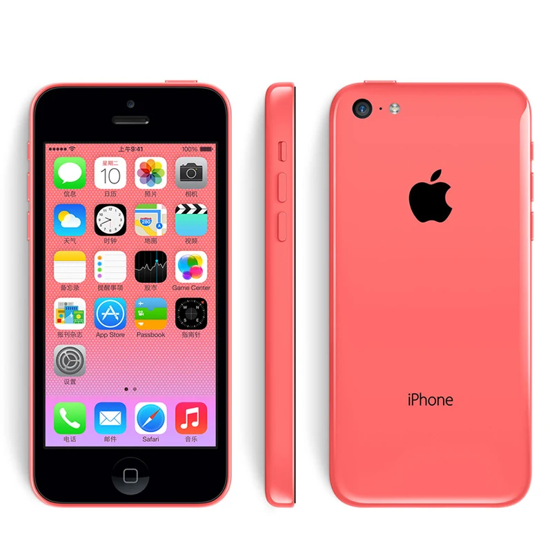 Оригинальное разблокирована Apple IPhone 5C 32 ГБ+ 1 ГБ хранения iPhone 5C GSM HSDPA двухъядерный 8mpix Камера 4." экран iPhone 5C