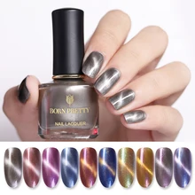 BORN PRETTY 6 мл 3D Магнитный красочный кошачий глаз лак для ногтей перламутровый сияющий блеск декоративный лак для ногтей DIY Изображение