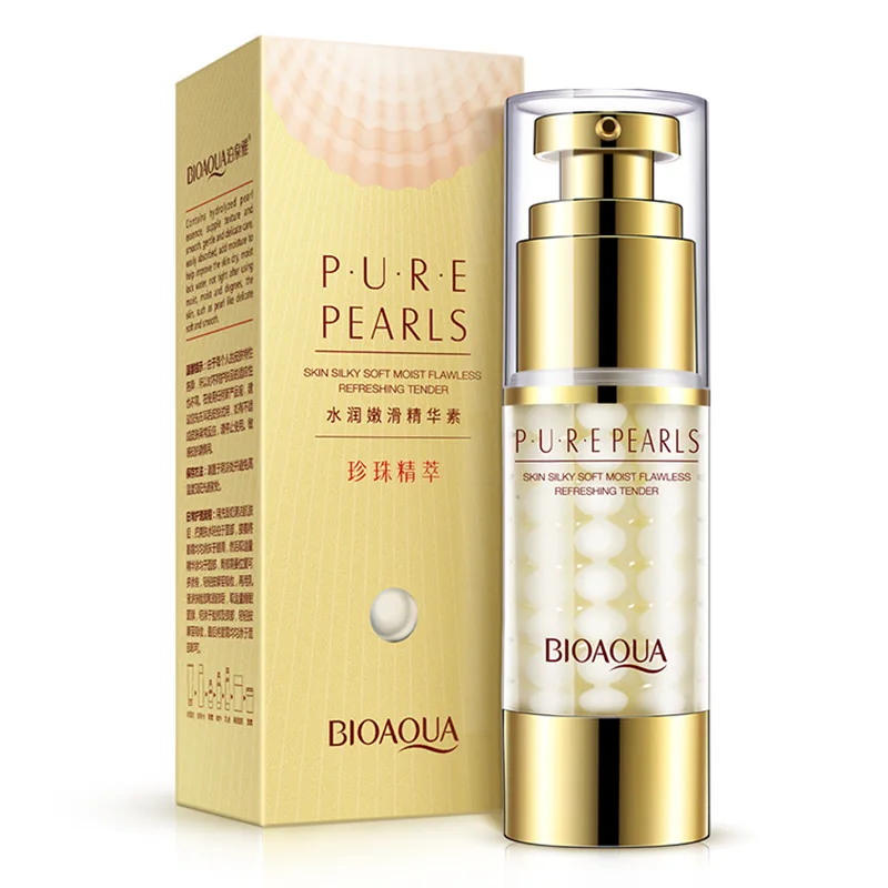 

BIOAQUA Skin Care Pure Pearl Essence Collagen Hyaluronic Acid Face Deep Moisturizing Hydrating Anti Aging Anti Wrinkle Cream