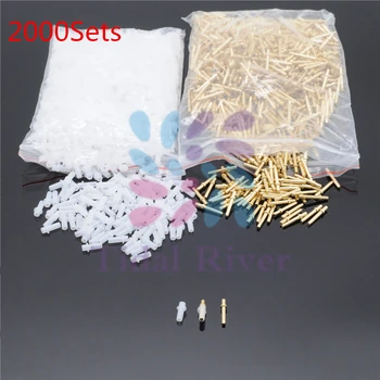 

2000/Sets Dentist Lab Medium Size Pin With Sleeves Dental Lab Supplies Accessiores 16mm