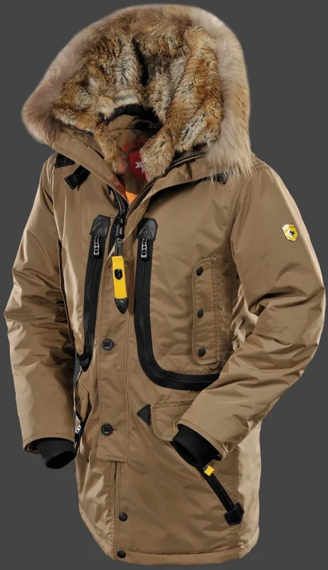 Down Fur Hooded Seacliff Long Winter Mens Wellensteyn XuwOkilPZT