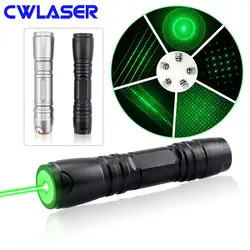 CWLASER 532nm/650nm/405nm фокус зеленый/красный/фиолетовый лазерная указка (819) + матч-lighting (2 цвета)