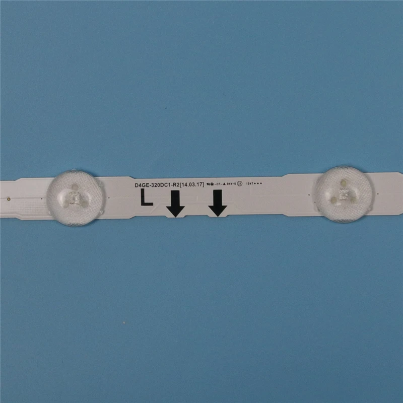 삼성 UE32H5570SS UE32H5005AK UE32H5020AK 32 인치 TV 백라이트 LED 스트립 라이트 매트릭스 램프 밴드 용 4 피스 LED 어레이 바
