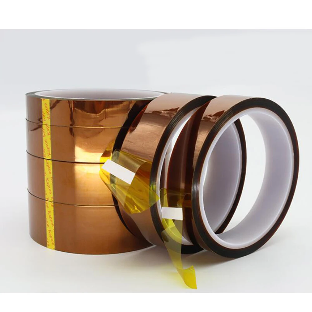 Polyimide Tape High Temperature KAPTON TAPE 3 5 8 10 12 15 20 25 30 40-100 mm