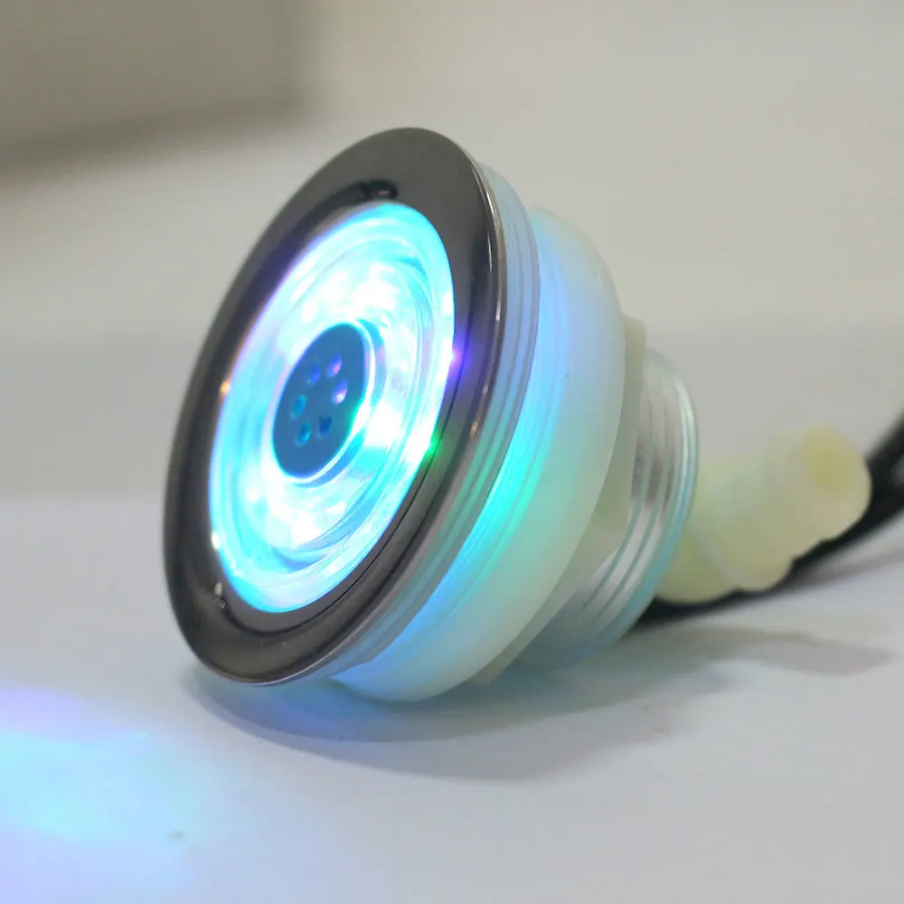 5pcs recessed waterproof RGB LED underwater massage led spa bubble air