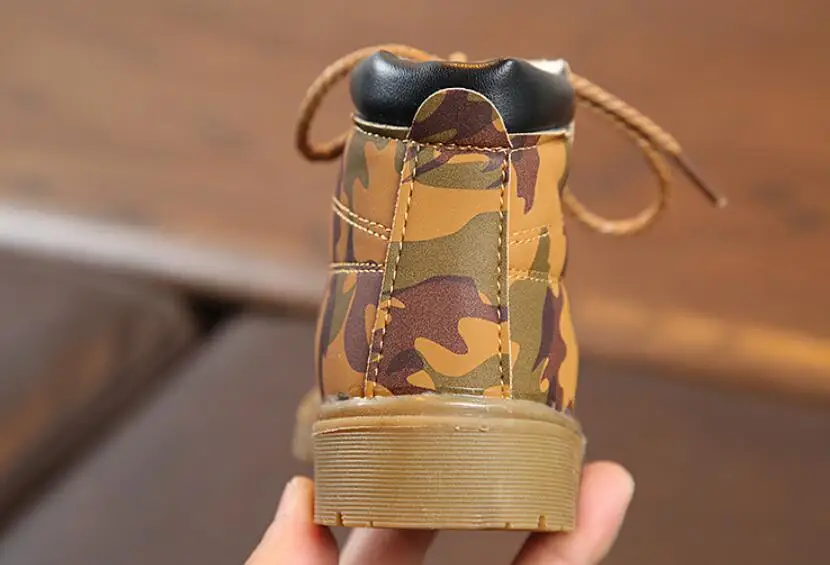Children's camouflage snow boots-19