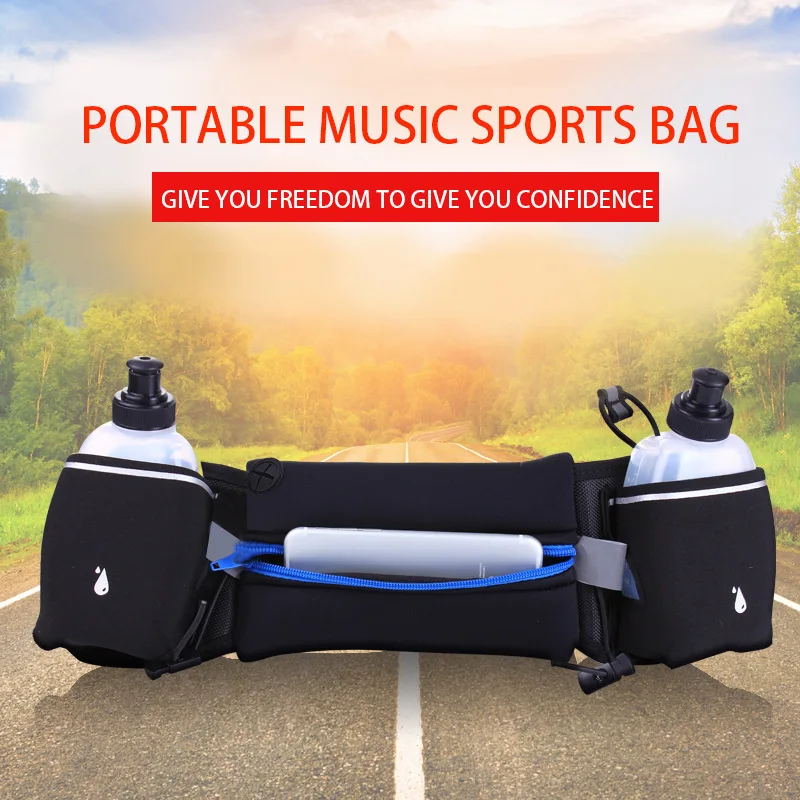 Running Waist Bags Outdoor For Man&Women Jogging Waist Pack Hydration Belt Bag Water Bottle Fitness Gym Lightweight Sport Wallet Running Waist Bags Outdoor For Man&Women Jogging Waist Pack Hydration Belt Bag Water Bottle Fitness Gym Lightweight Sport Wallet