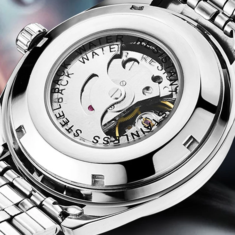 2019 الرجال ووتش الهيكل العظمي التلقائية الميكانيكية ووتش للماء الأعمال الذكور الساعات رجل المعصم أعلى العلامة التجارية الفاخرة Relogio Masculino