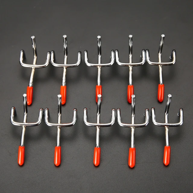 10pcs Wall Mount Display Hooks Hanger 200mm Length Wall Board Hooks For  Supermarket Store - Hooks - AliExpress