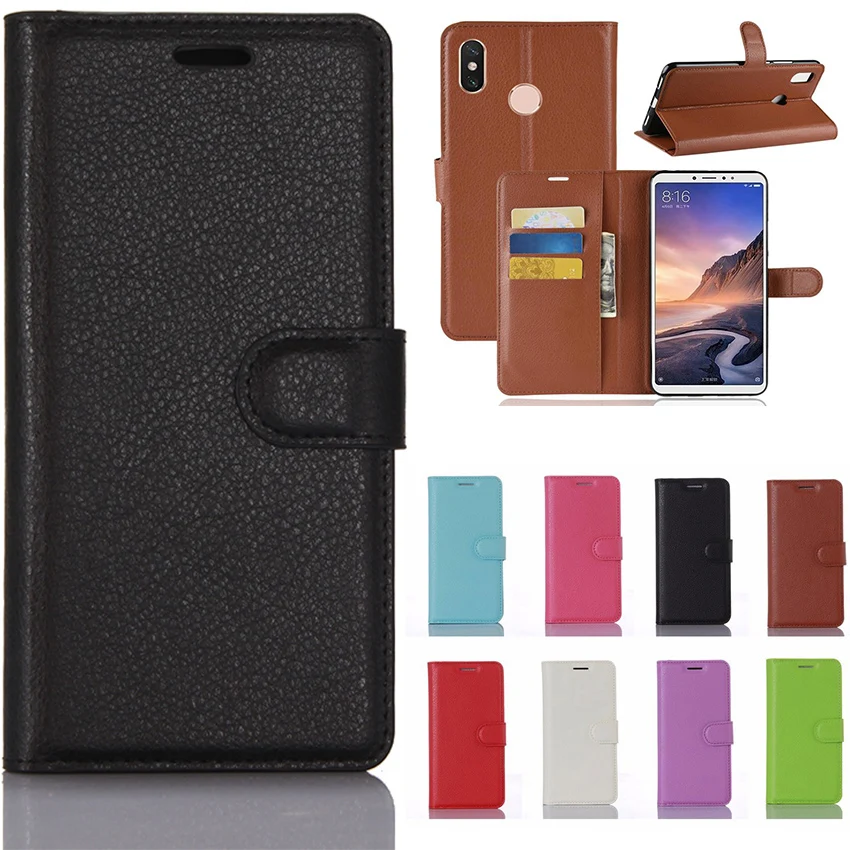

Xiaomi mi max 3 case for xiaomi max 3 max3 case cover silicone leather luxury flip original case for xiaomi mi max 3 Funda coque