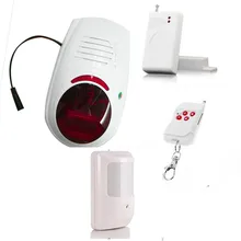 315/433 МГц беспроводная наружная система сигнализации пятна звук и свет GSM сигнализация
