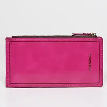 Hot Sell New Fashion Long Design Waxy Leather Women Wallets,Ultrathin Leather Wallets For Women,Vintage Carteira Feminina