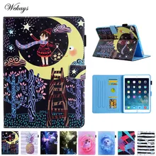 Case For New 2017 2018 iPad 9.7 inch Air 2 Air 1 Soft silicone Cartoon Butterfly Cat Function Stand Flip Leather Cover Coque Case For New 2017 2018 iPad 9.7 inch Air 2 Air 1 Soft silicone Cartoon Butterfly Cat Function Stand Flip Leather Cover Coque