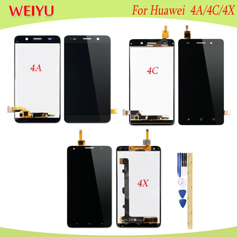 WEIYU для Huawei 4X ЖК-дисплей и сенсорный экран 5 0 дюймов дигитайзер сборка Замена с