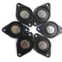 100 шт. TM1990A Dallas DS1990A DS1990 F5 iButton I-Электронная Кнопка ключ контактный ключ карты брелоков черная ручка TM карточка