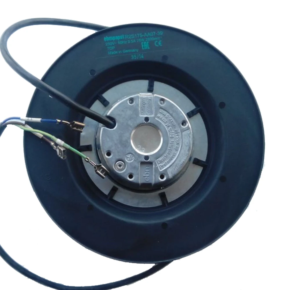 Германия ebmpapst R2S175-AA07-39 центробежный вентилятор 230V Размер 175mm