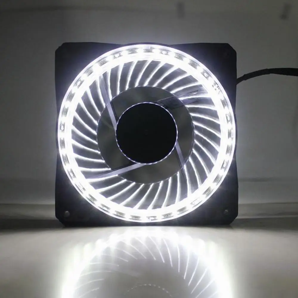 10 шт./лот Gdstime белый красный зеленый синий LED Eclipse компьютер 120 мм PC охлаждающий