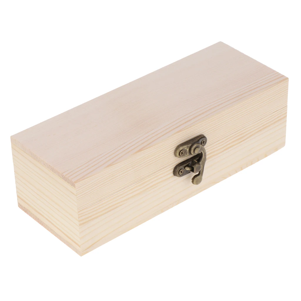 

Durable Wooden Trinket Jewelry Box Chest Storage Rings Treasure Box Gift for Women