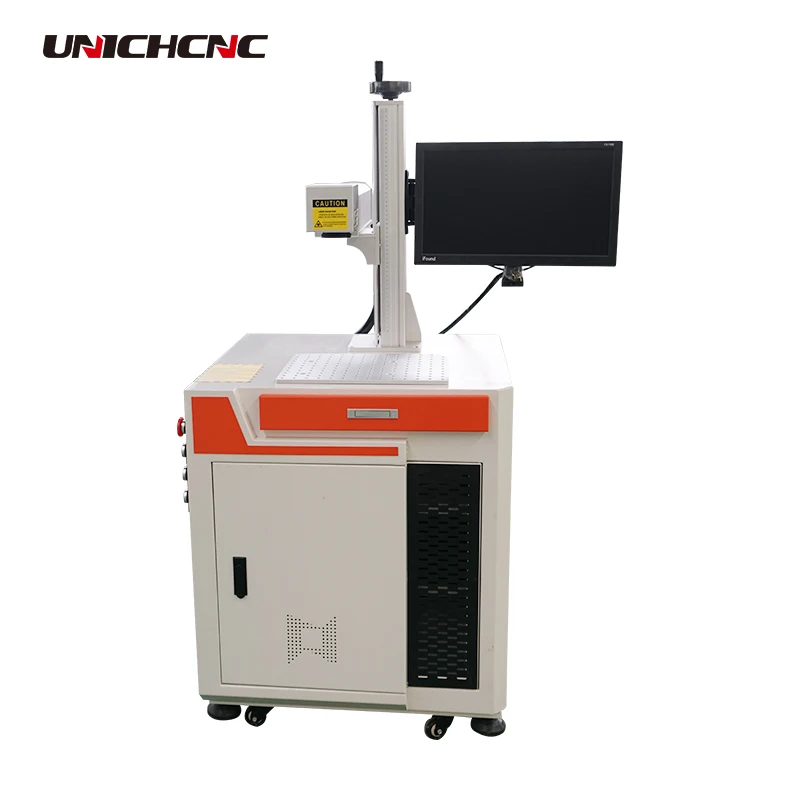  Laser marking application fiber marking machine with computer