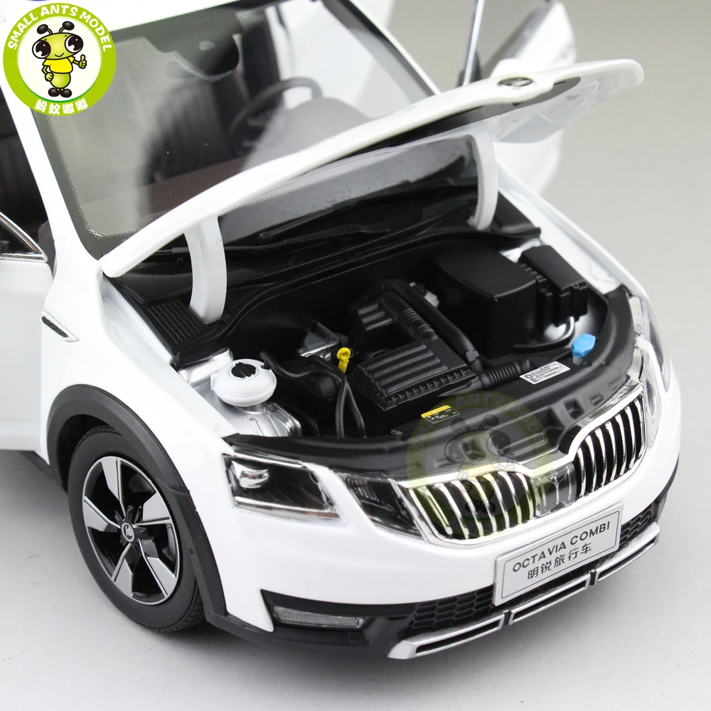 1/18 Skoda Octavia Combi Wagon литой металл модель автомобиля игрушка день рождения девочки мальчика подарок белый