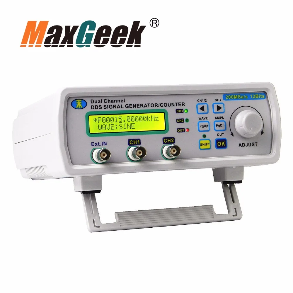 

6MHz DDS Signal Generator Digital Dual Channel Arbitrary Waveform MHS-5200A