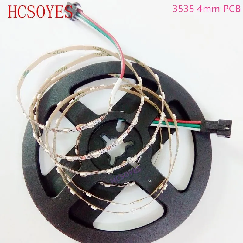 2 м/лот) DC5V SK6812 3535 5050 60 светодиодный s/m 4 мм 5 мм PCB неводонепроницаемый RGB адресуемый светодиодный пиксель