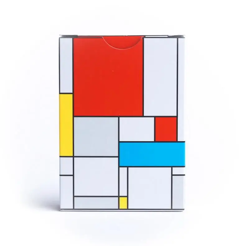 1 колода Mondrian игральные карты Ограниченная серия колода от Nicholas Earl & Toomas Pintson крупным планом волшебные карты фокусы