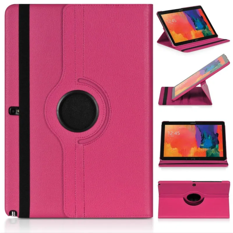 

Flip PU Leather Case For Samsung Galaxy Note 10.1inch 2012 vision 360 Degree Rotating C0ver N8000 N8010 N8020 N8005 Tablet Cases