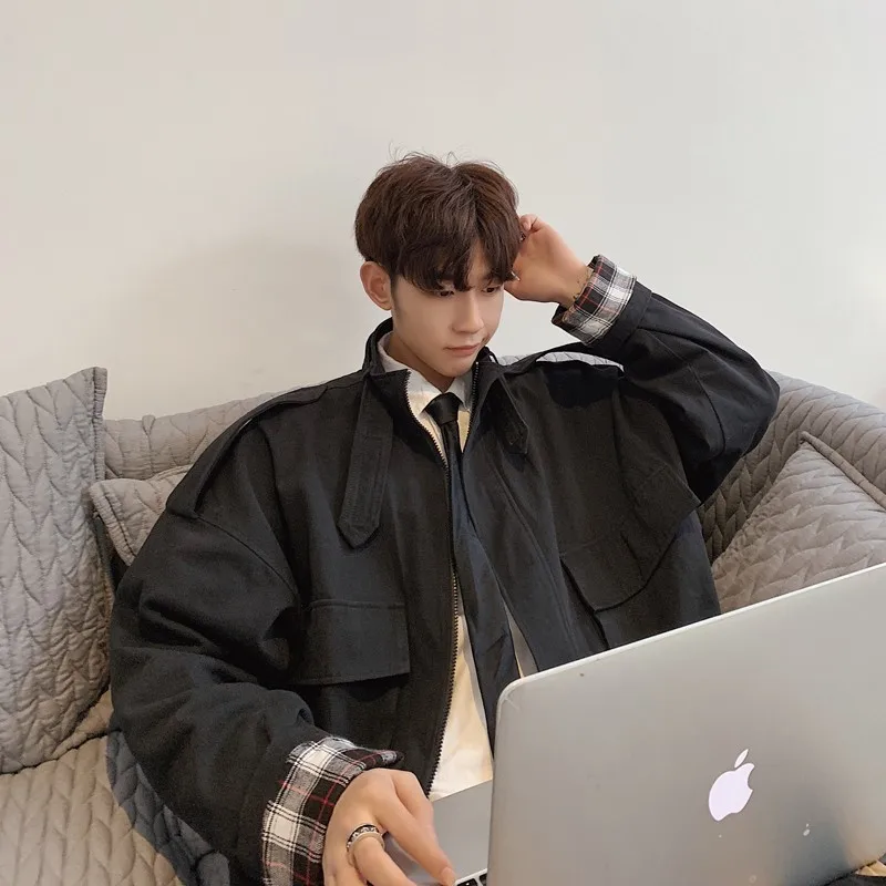 2019 Men's Military Bomber Streetwear Cargo Clothes Jackets Black/green Color Coats Windbreaker Harajuku Hip Pop Style Outwear 2019 Men's Military Bomber Streetwear Cargo Clothes Jackets Black/green Color Coats Windbreaker Harajuku Hip Pop Style Outwear