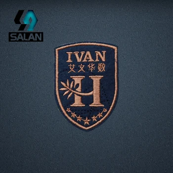 

stock cartoon woven badge or custom beatiful woven patches/badge iron on school custom woven patch SPJ022