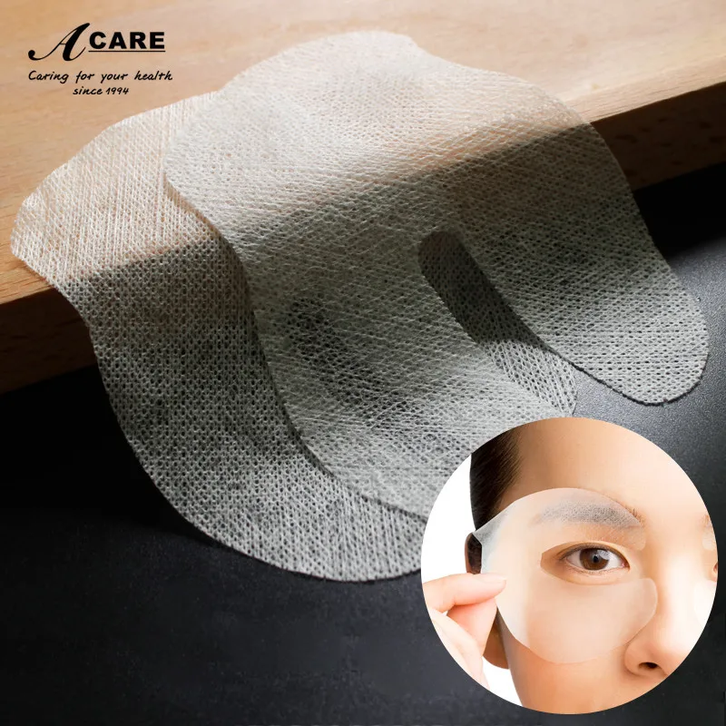

Eye Mask Paper 50Pcs Disposable High Quality Natural Silk Disposable DIY Eye Mask Ultrathin Silk Face Skin Care Tools Brand New