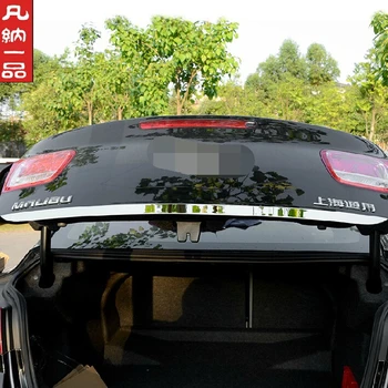 

Stainless Steel Rear Trunk Trim Boot Tailgate Lid Cover Trim Molding Edge Strip Garnish For Chevrolet MALIBU 2012-2014