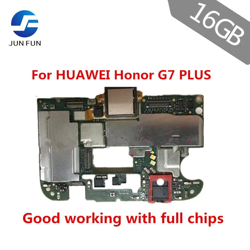 JUN FUN 2 Гб ОЗУ 16 ПЗУ для HUAWEI Honor G7 PLUS RIO UL00 материнская плата разблокированная