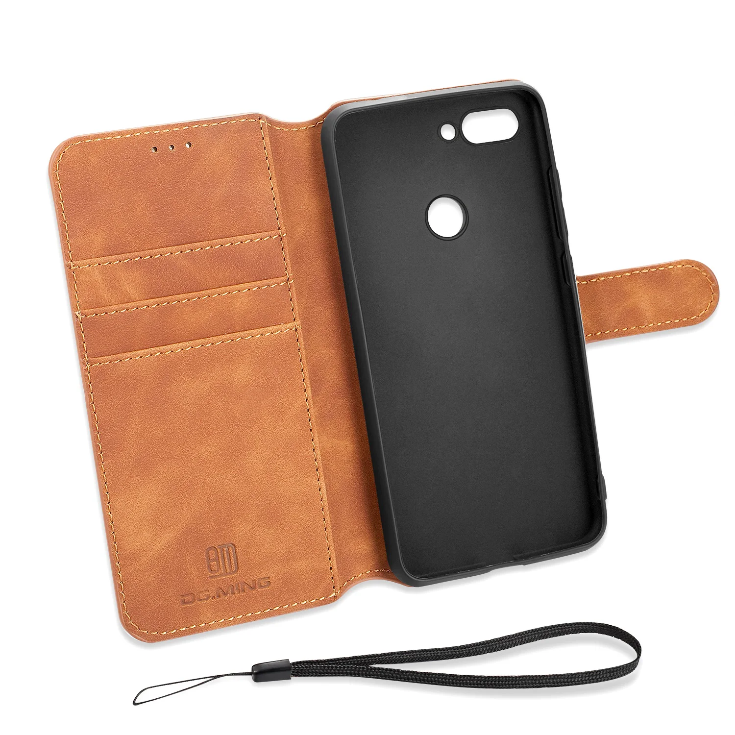 Чехол-книжка с подставкой для Xiaomi mi 8 Lite в стиле ретро из искусственной кожи, чехол-кошелек с отделениями для карт, полный противоударный чехол для mi 8 Lite