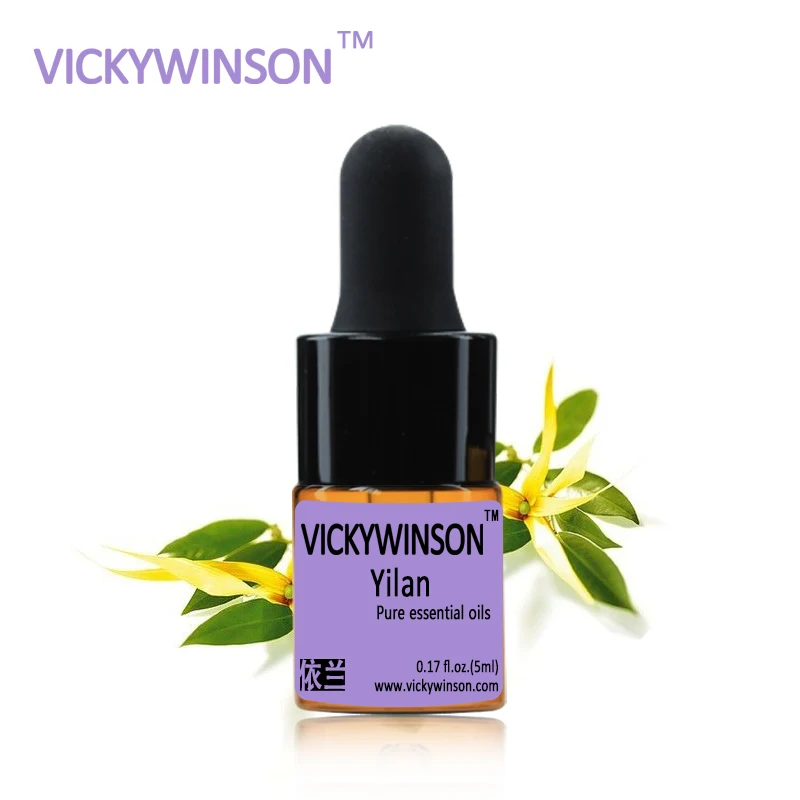 

VICKYWINSON Ylang essential oil 5ml 100% Natural Ylang Pure Essential Oils Moisturizing Anti Aging Maintain WD52