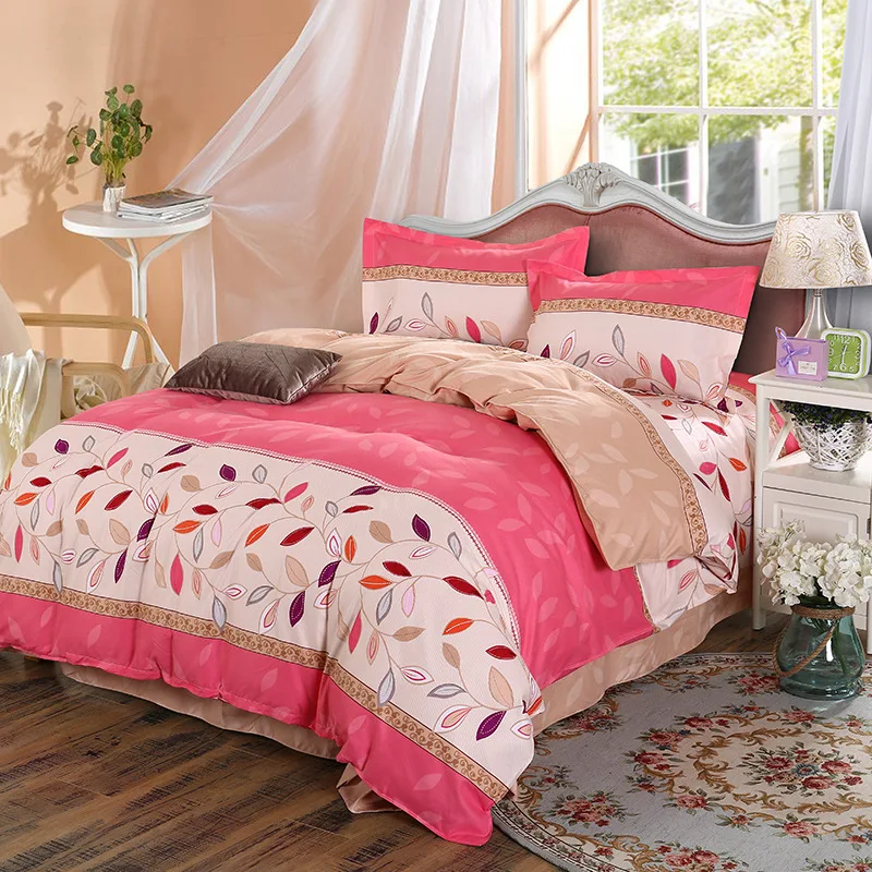 

Free Shipping Modern Style Egyptian Cotton Duvet Cover Set Bed Sheet Pillowcase King Size Super Soft Bedding Sets JAJU018