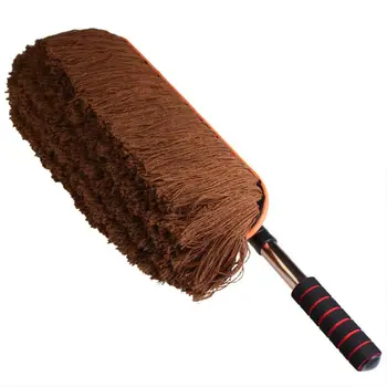 

New Car Retractable Cotton Wax Brush Car Wash Car Tweezers Dusting Brush Cleaning Mop Car Cleaning Tool