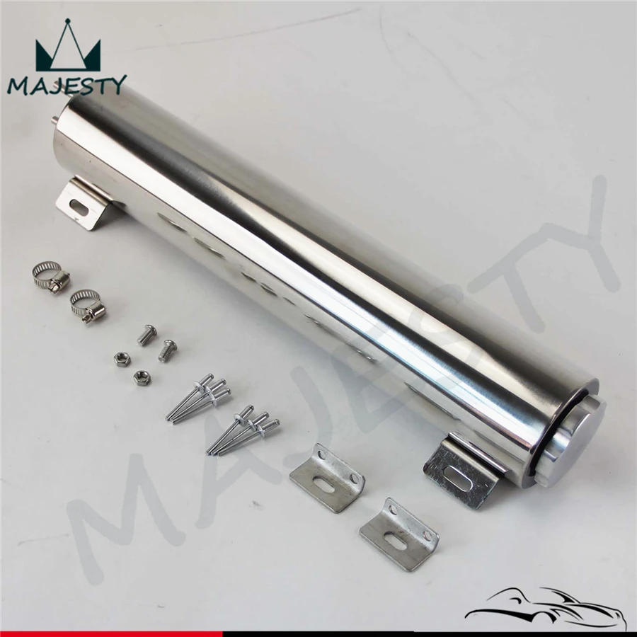 

3" x 16" 3 x 16 Stainless Steel Radiator Overflow Expansion Catch Can Tank