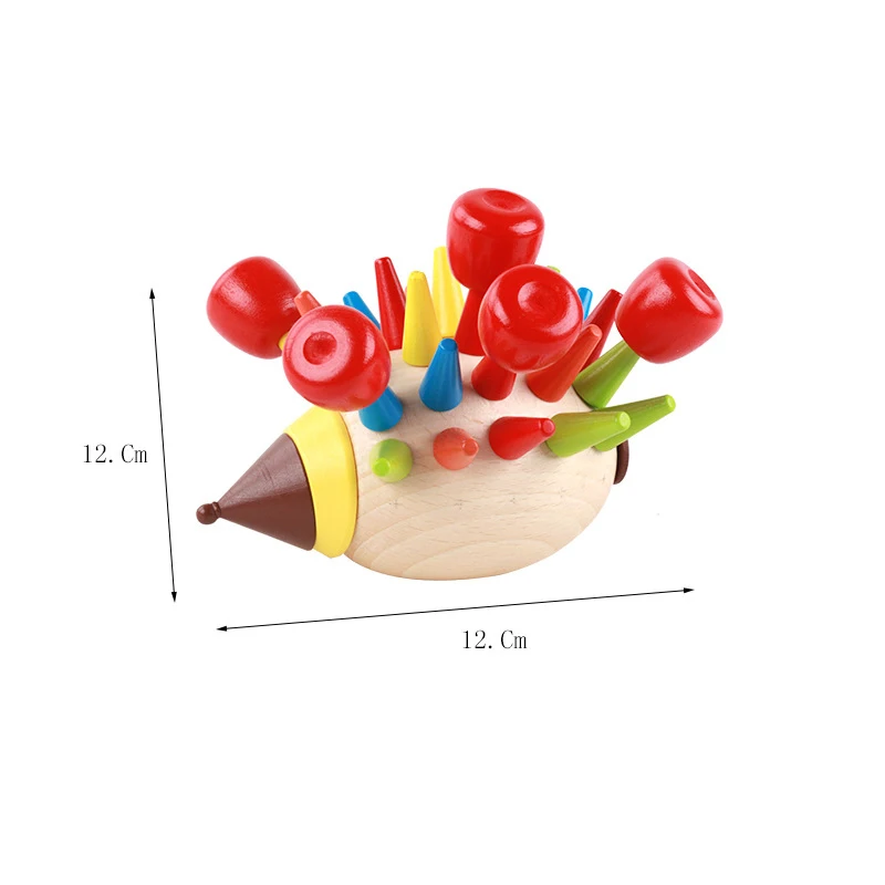 Лучшая Детский конструктор «Ежик» Магнитная игрушка модель строительные наборы разборка и монтажный блок ранние Образовательные Подарки