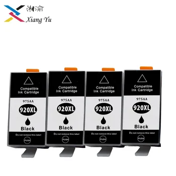 

4 Black 920XL Compatible Ink Cartridge Replacement For HP 920 XL For Officejet 6000 6500 6500 6500A 7000 7500 7500A printers