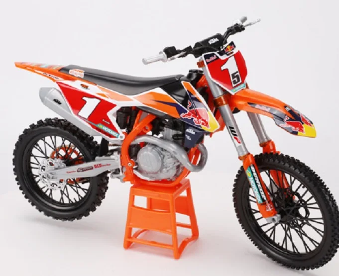 Гоночный мотоцикл MAISTO 1:6 2017 KTM 450 SX F RED BULL Supercross новая модель под давлением в