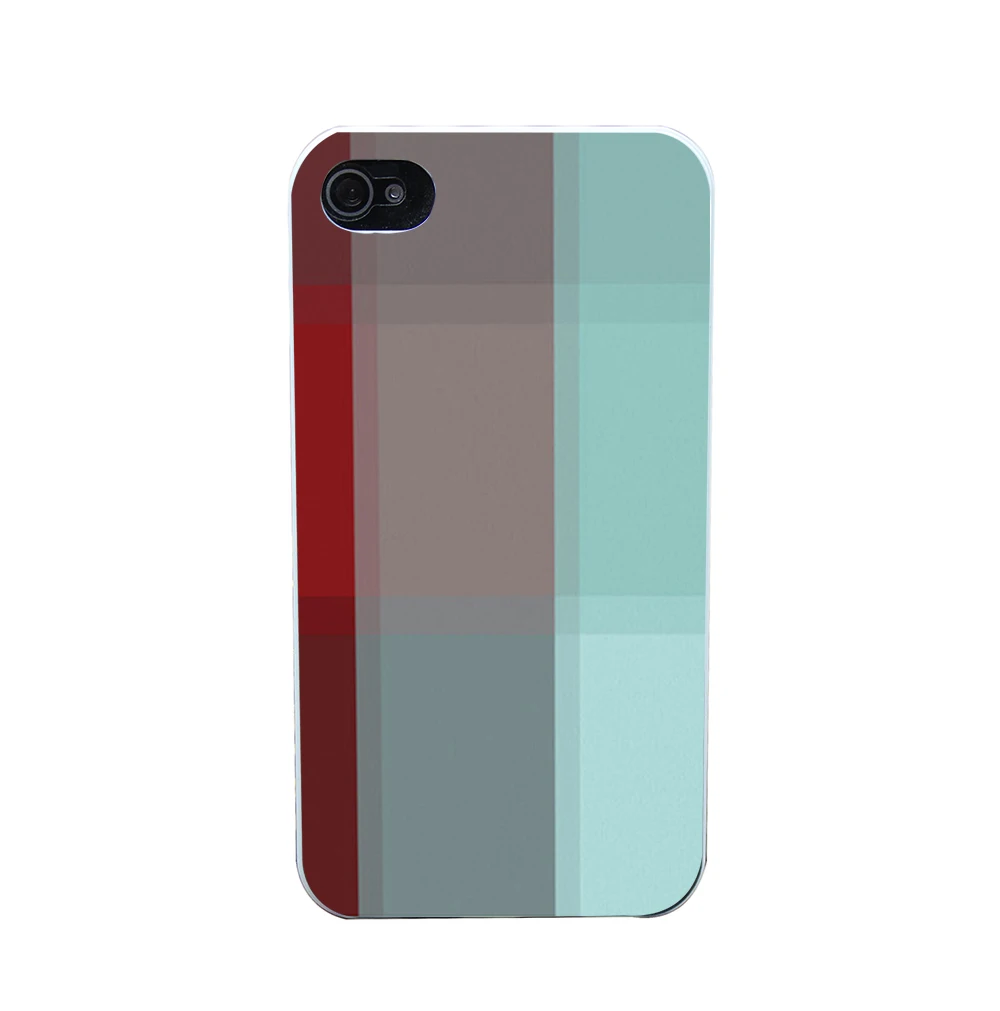61901i Burgundy font b Tartan b font Style Phone Case Shell Hard White Case Cover for