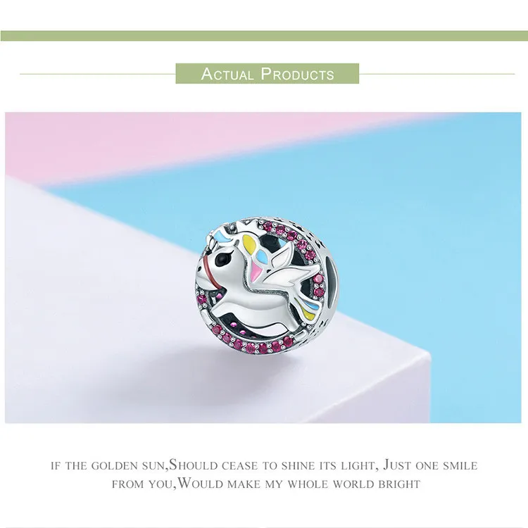 Colorful Unicorn Silver Beads Fit Bracelet 20 Colorful Unicorn Silver Beads Fit Bracelet -Unicorn Fashion HTB19YFrXtfvK1RjSszhq6AcGFXa0