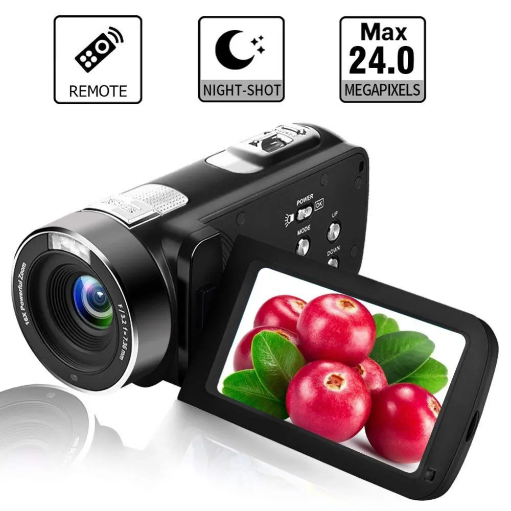 Camcorder Digital Camera Full HD 18X Digital Zoom Night Vision Video
